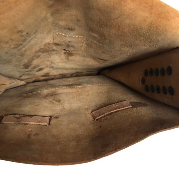 🌻host pick🌼 Vintage 70s distressed rectangle shaped leather shoulder bag purse - Picture 9 of 16